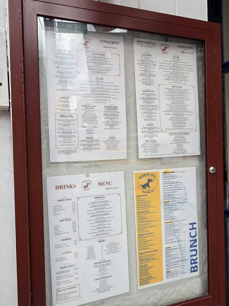 Barking Dog Restaurant Menu - Image 2